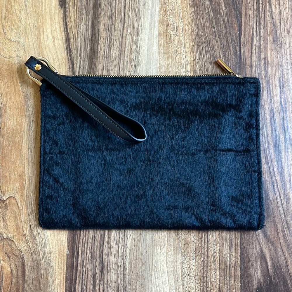 a new day Black Faux Fur Wristlist